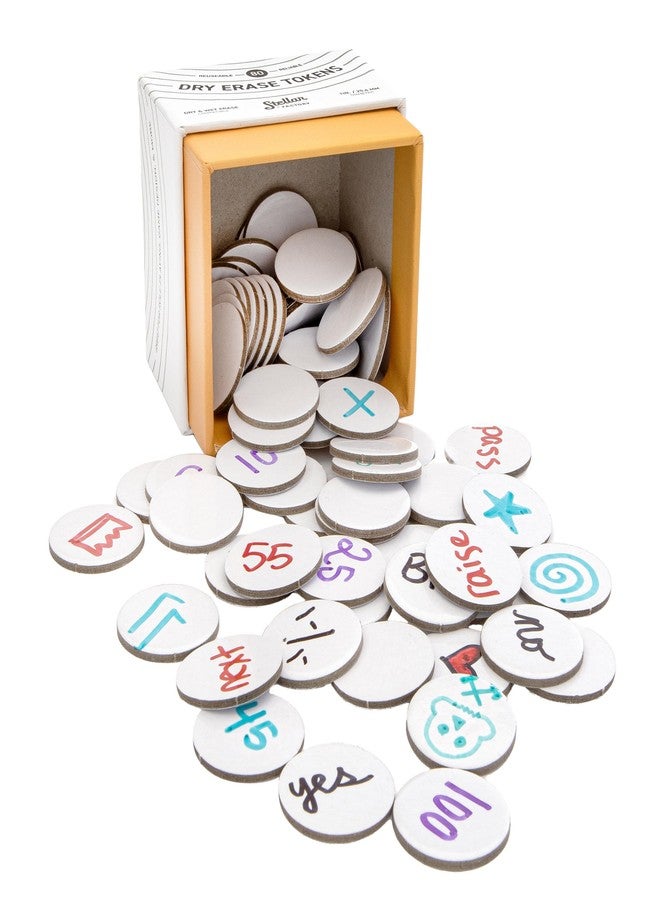 Stellar Factory: Dry Erase Tokens: Reusable for DIY, Game Design, and RPGs (80 PCS) - Image 3